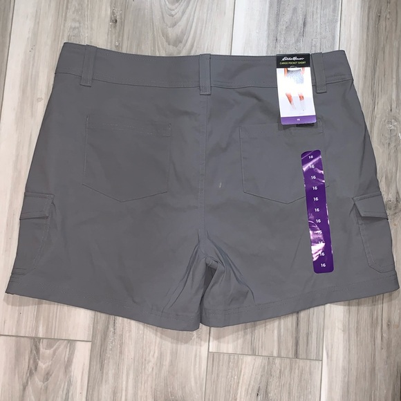 4️⃣ Eddie Bauer Cargo shorts 5" NWT gray - Picture 2 of 7